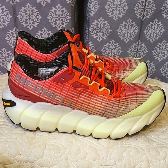 Merrell MTL Adapt Matryx Trail Running Shoes Red And Yellow W9.5 - Picture 1 of 8